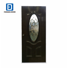 Hot sale Fangda 32-in glass decorative inswing steel external door